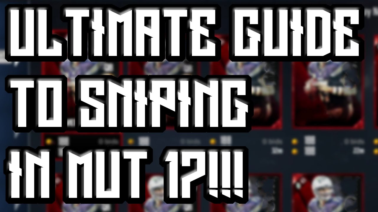 Ultimate Guide To Get The Best Snipes In MUT 17!!! | MUT 17 Snipe Guide!!!