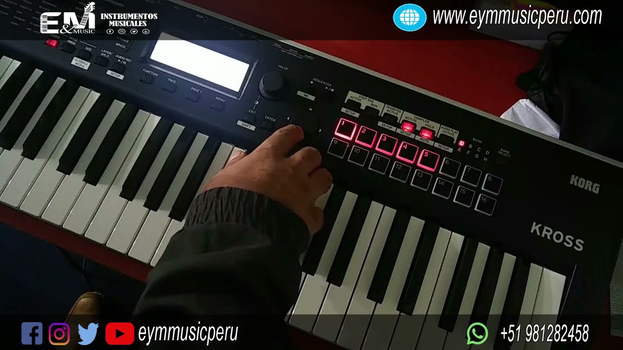 SINTETIZADOR KORG KROSS-2 SAMPLES SUREÑOS