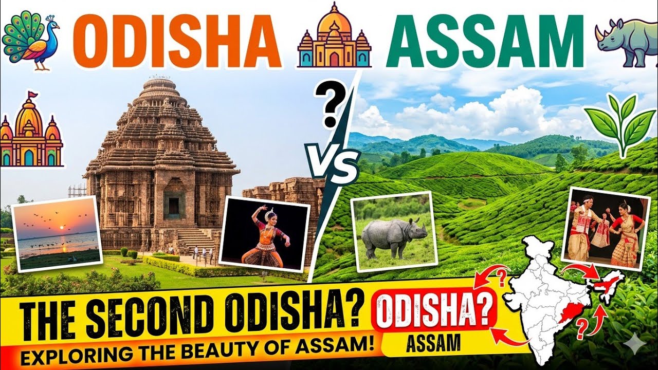 The second !! ODISHA!! assam very interesting place LAHOWAL village 