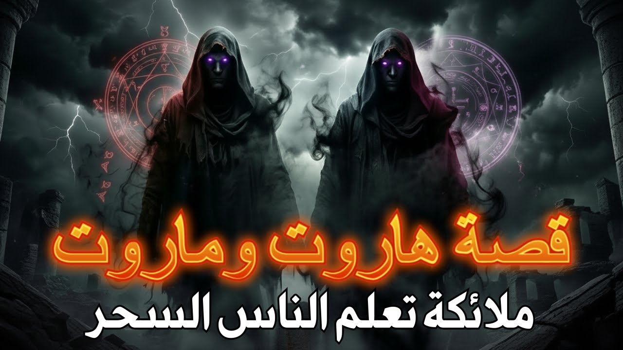قصة هاروت وماروت ! الملائكة التي علمت الناس السحر الاسود