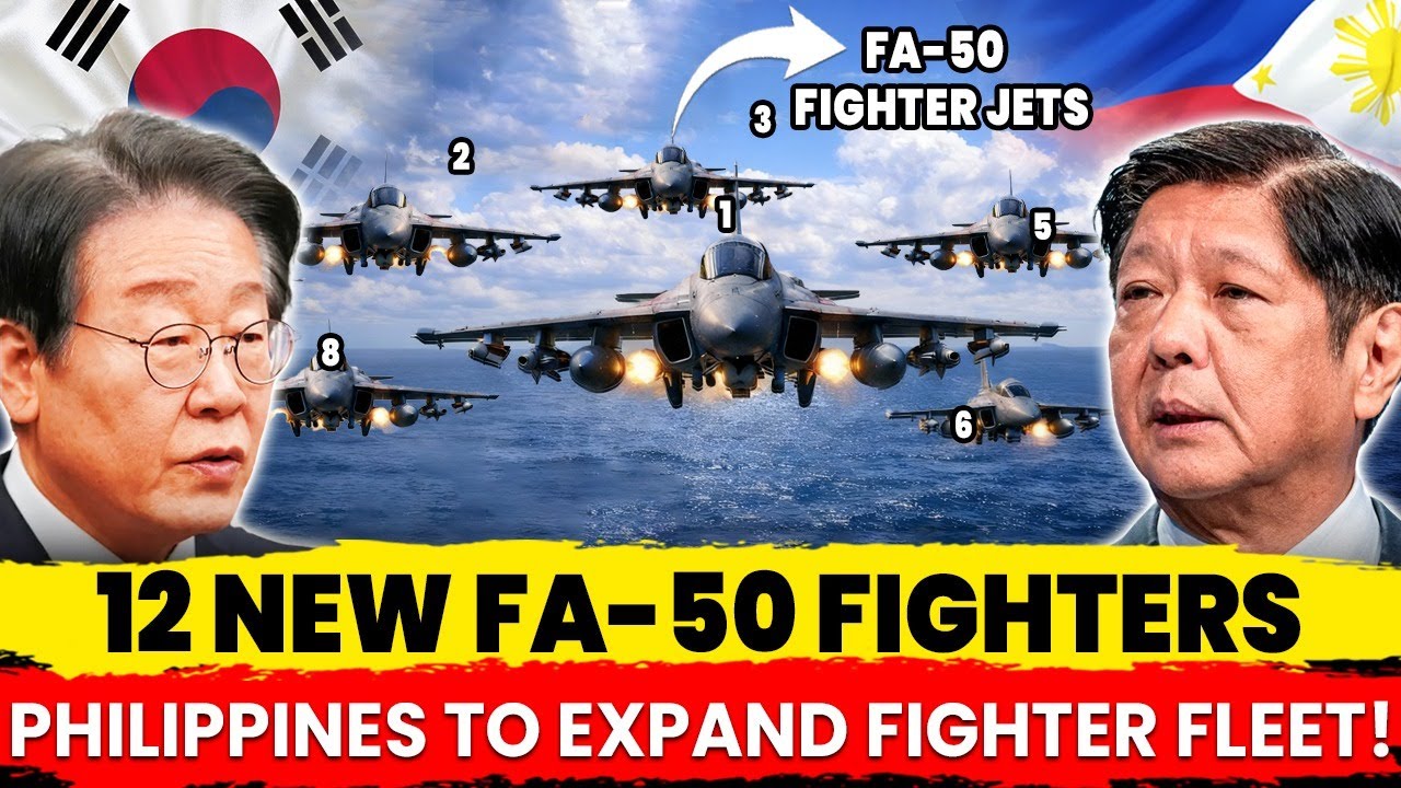 Philippines to Strengthen Air Defense with 12 New FA-50 Block 70 Fighter Jets from South Korea