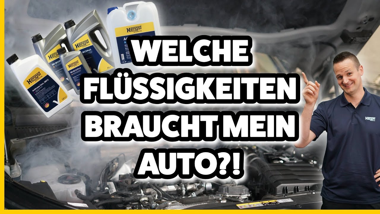 Motoröl, Getriebeöl & Co: Wann wirklich wechseln? | Alle Flüssigkeiten erklärt | Hengst.Garage