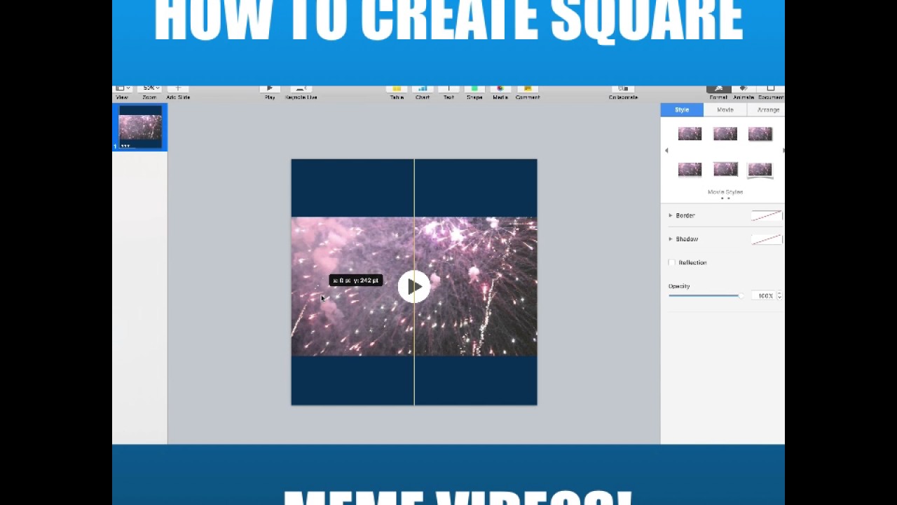 How To Create Square Meme Style Videos For Facebook