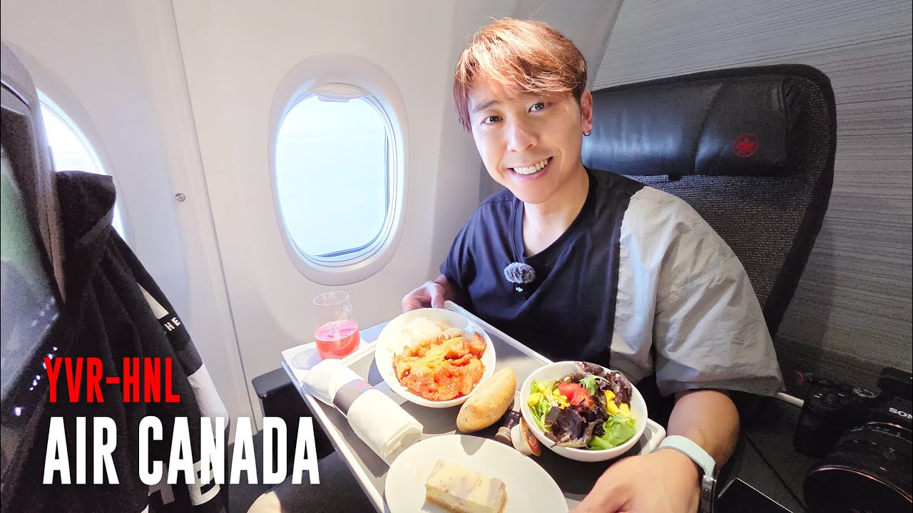 5 часов в бизнес-классе Air Canada 737 Max | Из Ванкувера в Гонолулу