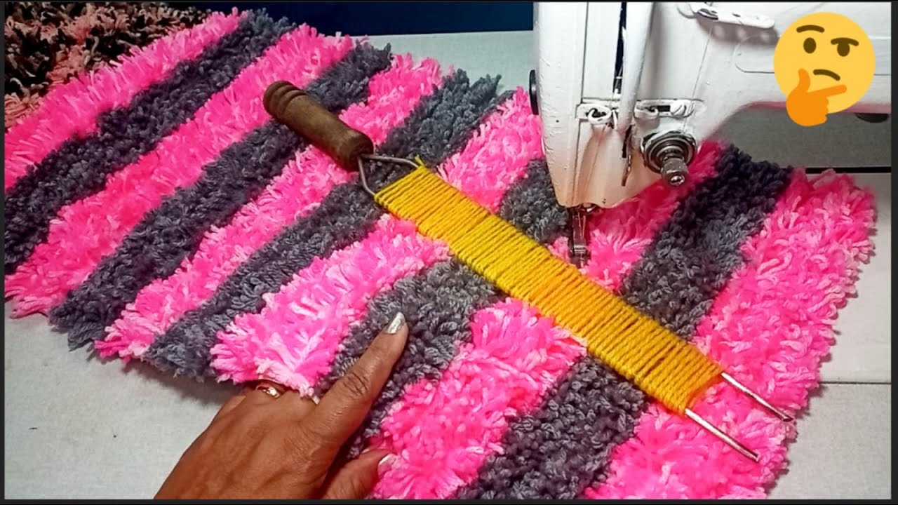 TAPETES de PELINHOS p ganhar DINHEIRO aprenda MUITO RÁPIDO  fazer tapetes FÁCIL PARA VENDER
