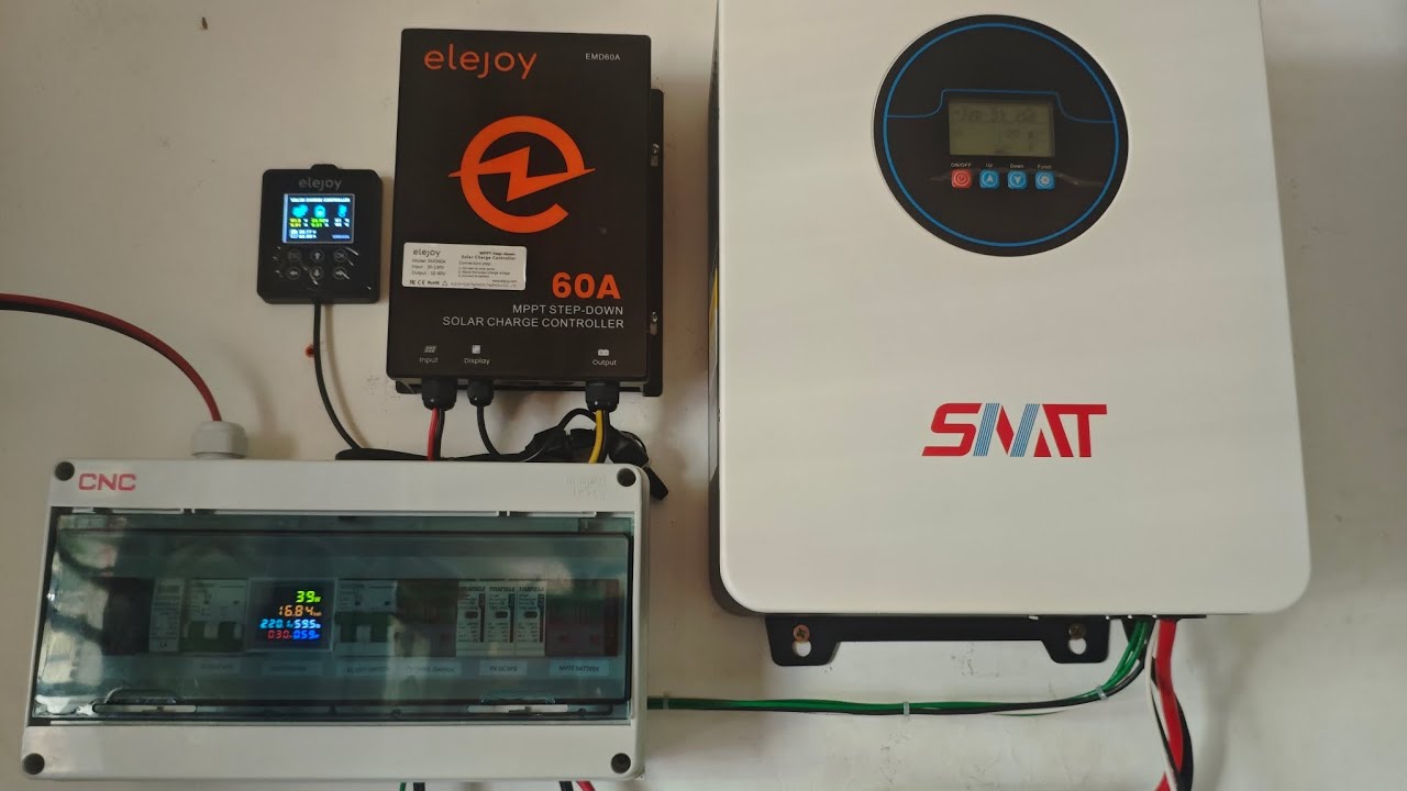 FLEXING MY SOLAR SET UP 3KW / 24V 