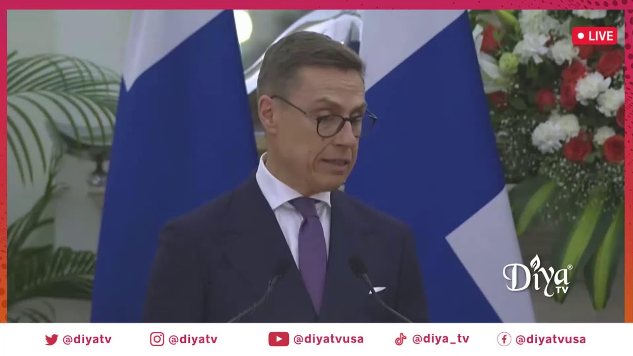 Indian PM Modi & Finland President Stubb hold joint press conference