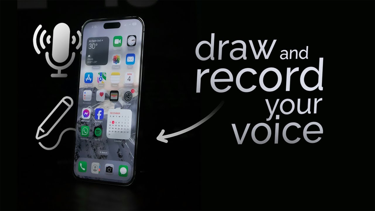 How to Draw and Record Your Voice (tutorial)