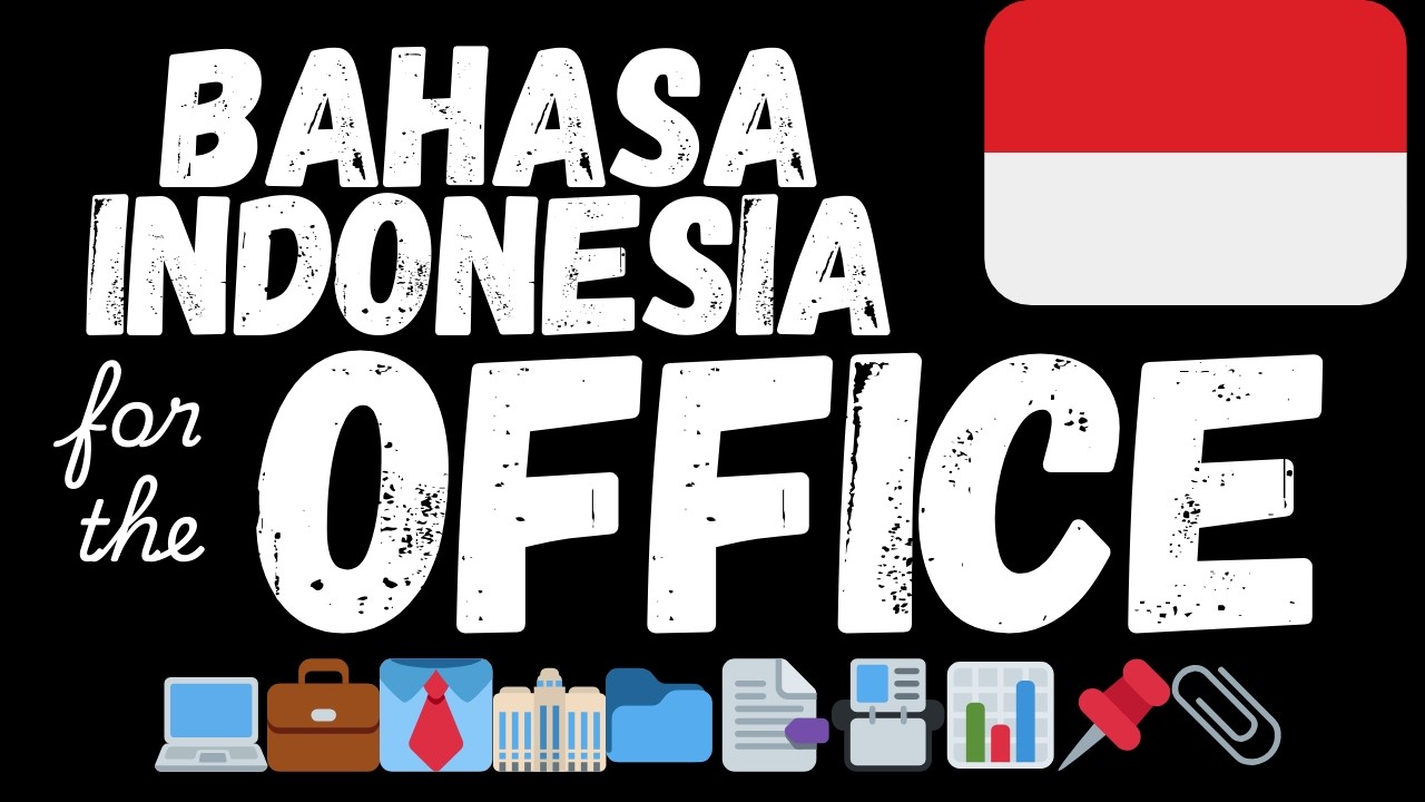 300 Easy Indonesian sentences - At the office | Learn A1 Bahasa Indonesia vocabulary