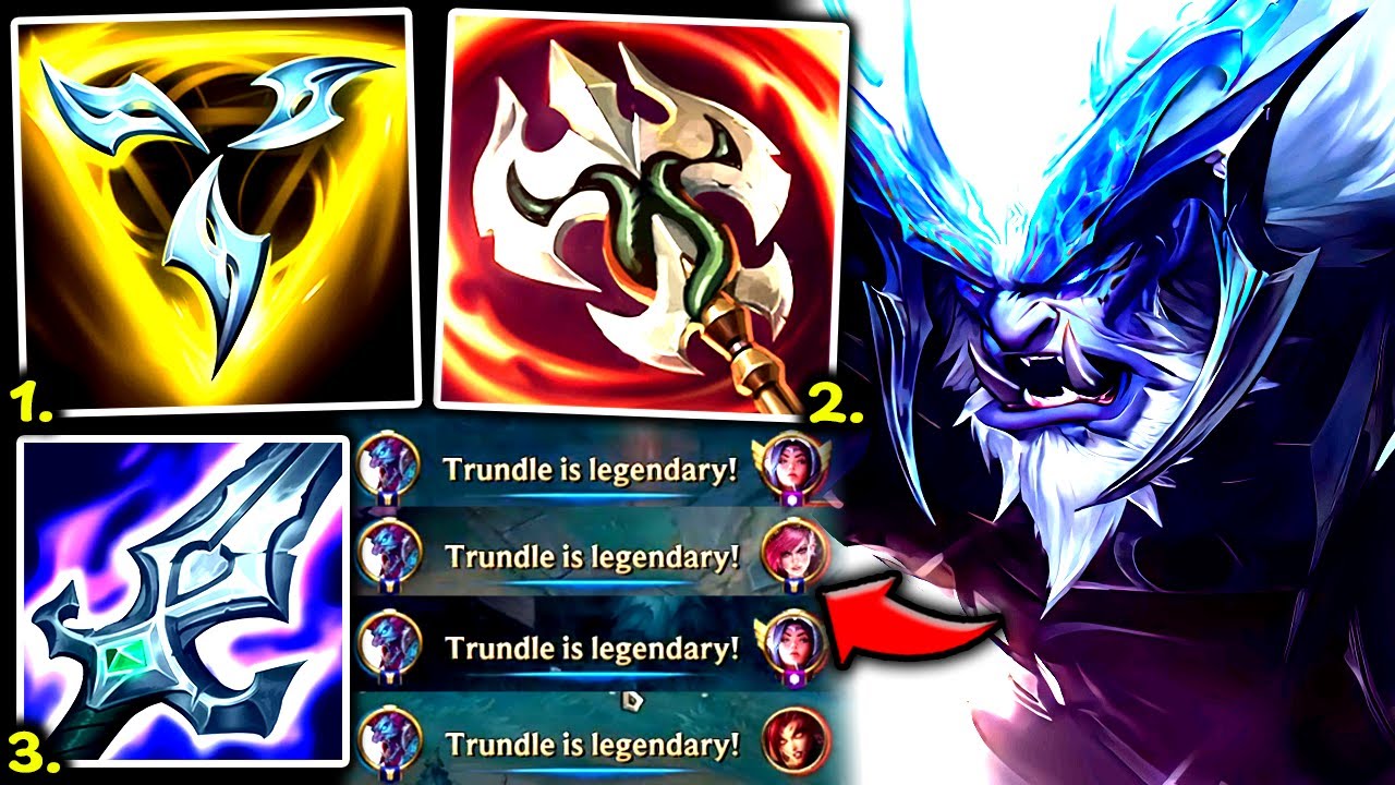 TRUNDLE TOP IS FREE WINS AND REQUIRES NO SKILL (1V5 WITH EASE) - 2025 Trundle TOP Gameplay Guide