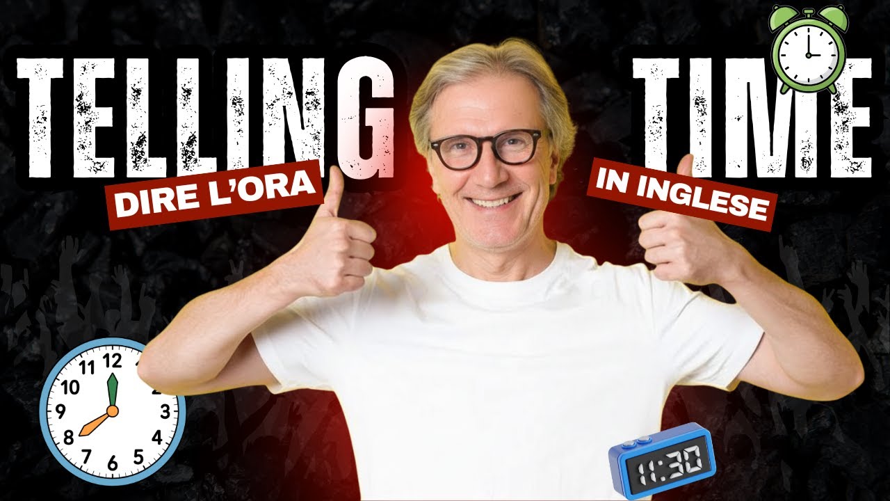 Come dire l'ora in inglese. Telling time