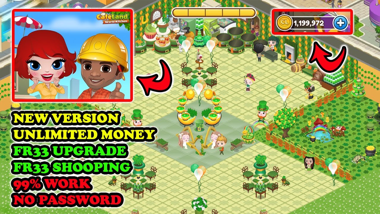 Cafeland World Kitchen mod apk terbaru 2023 - Unlimited Coin & No password