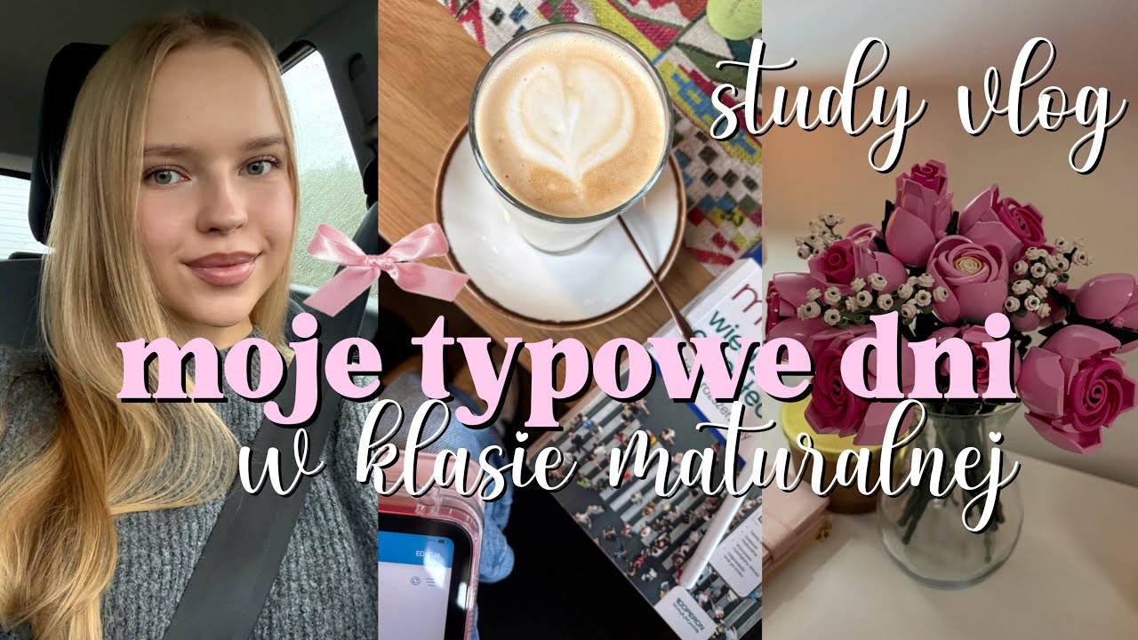 STUDY VLOG🎀 moje typowe dni w klasie maturalnej 
