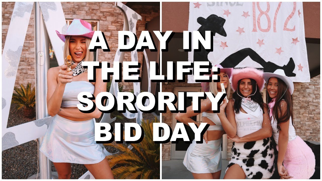 A DAY IN THE LIFE: SORORITY BID DAY | Keaton Milburn
