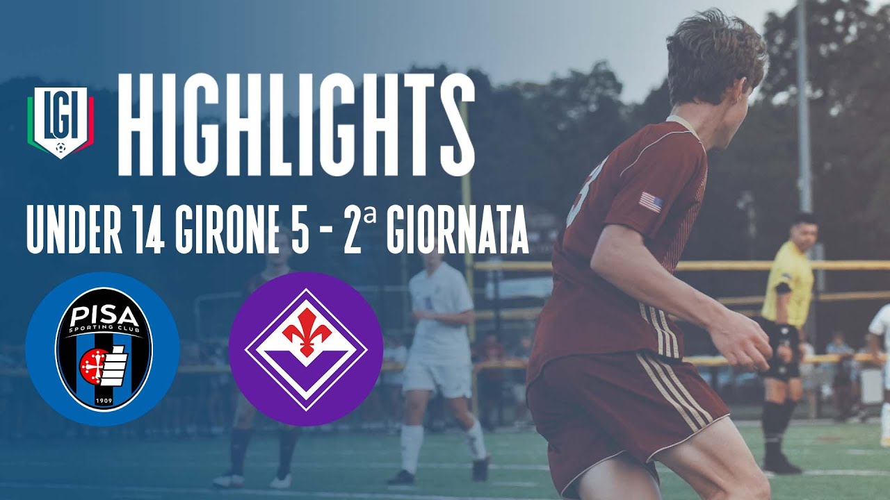 Highlights Pisa-Fiorentina U14 Pro, Girone Toscana, 2^ giornata stagione 2023-24