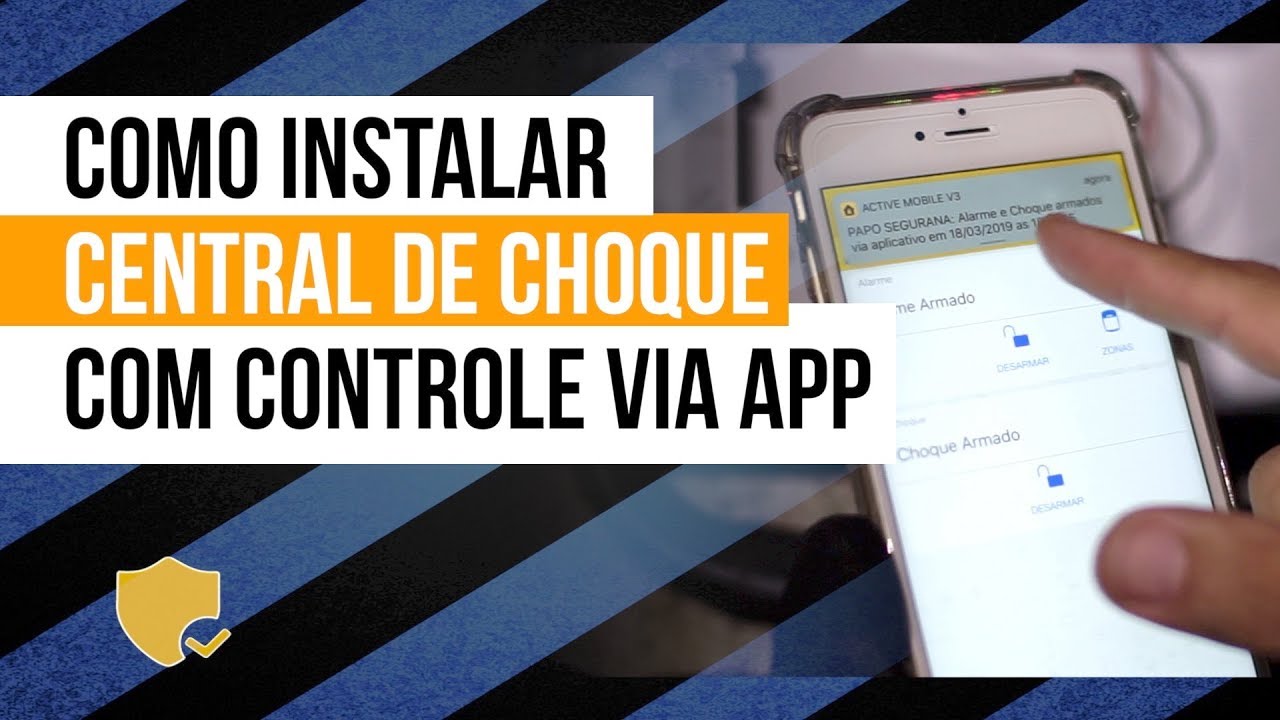 Como Instalar Central de Choque com Controle via APP