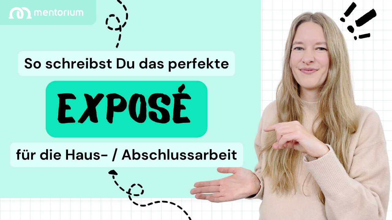 Exposé schreiben – so gelingt es Dir ganz einfach! | Mentorium 👩‍🎓🧑‍🎓