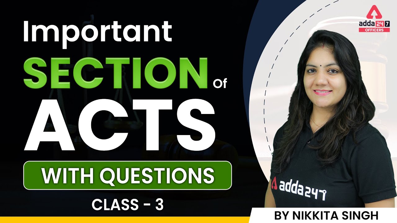 Important Section Of Acts With Questions | JAIIB Exam Preparation 2022 #3