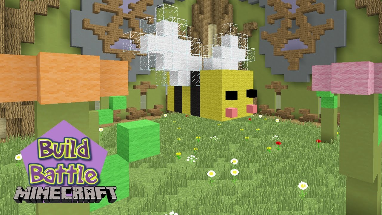 Minecraft Build Battle - TEMAS ABELHA E SUSHI
