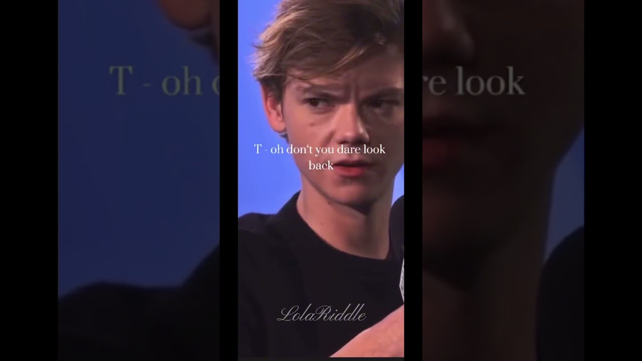 Y/n x thomas Brodie Sangster interview