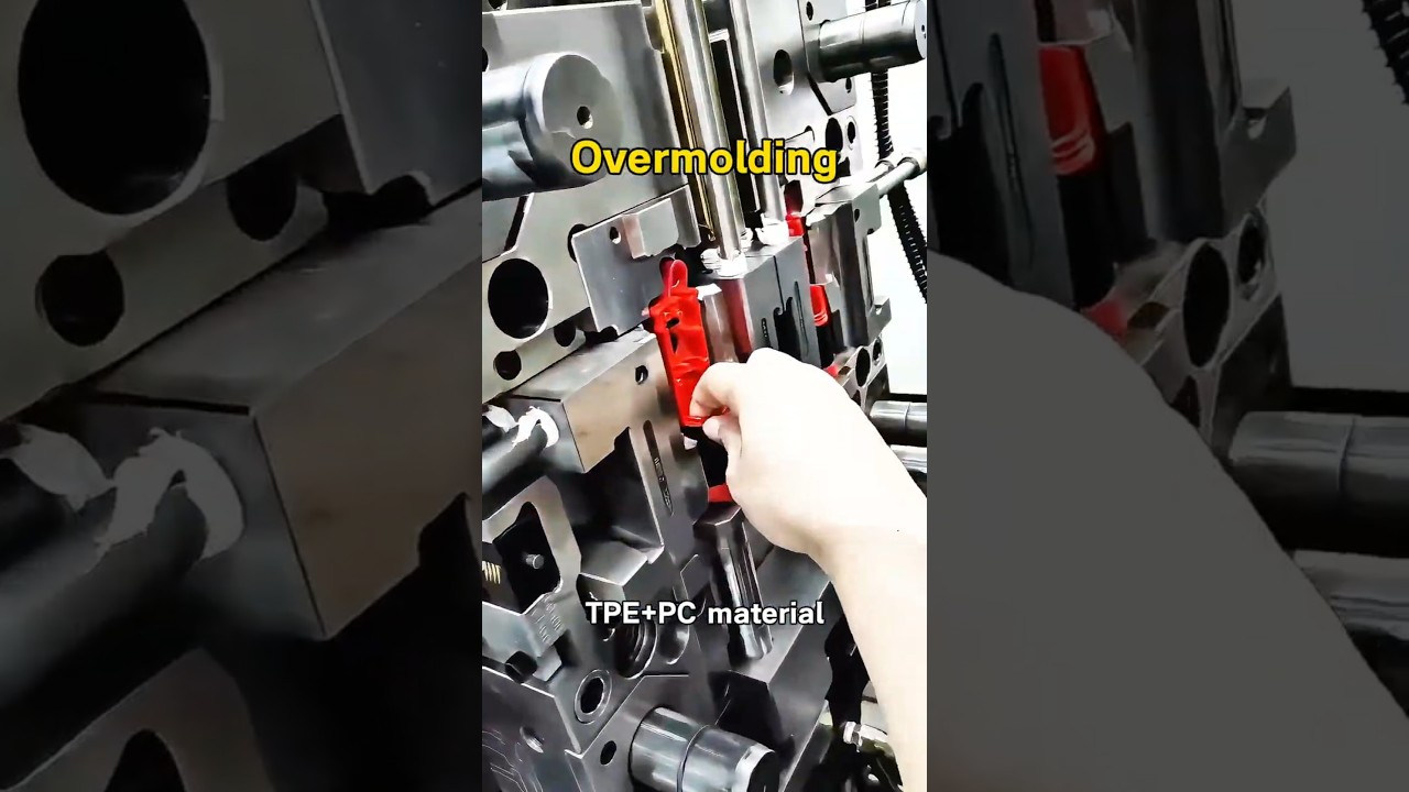 Overmolding production in China injection mold supplier | Injection molding factory. #moldmaker