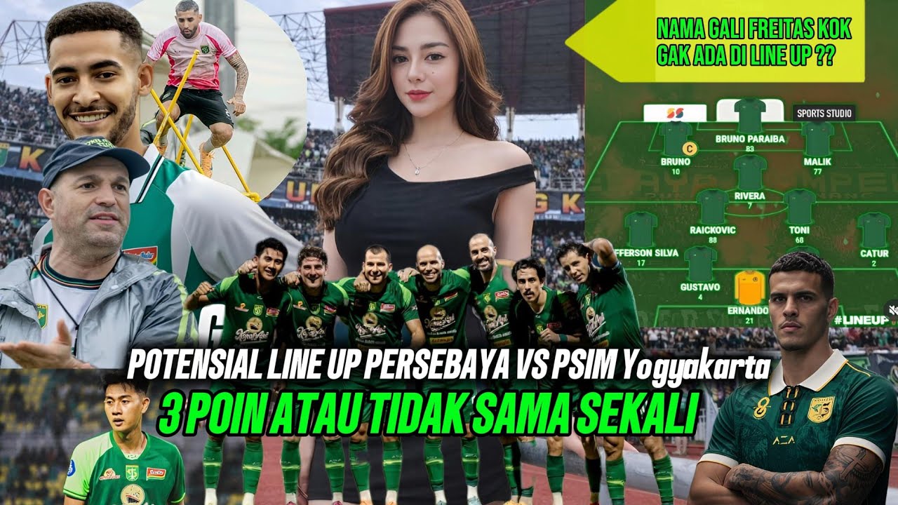 TARGET 3 POIN! Bernardo Tavares Siapkan Line Up Terbaik Persebaya vs PSIM