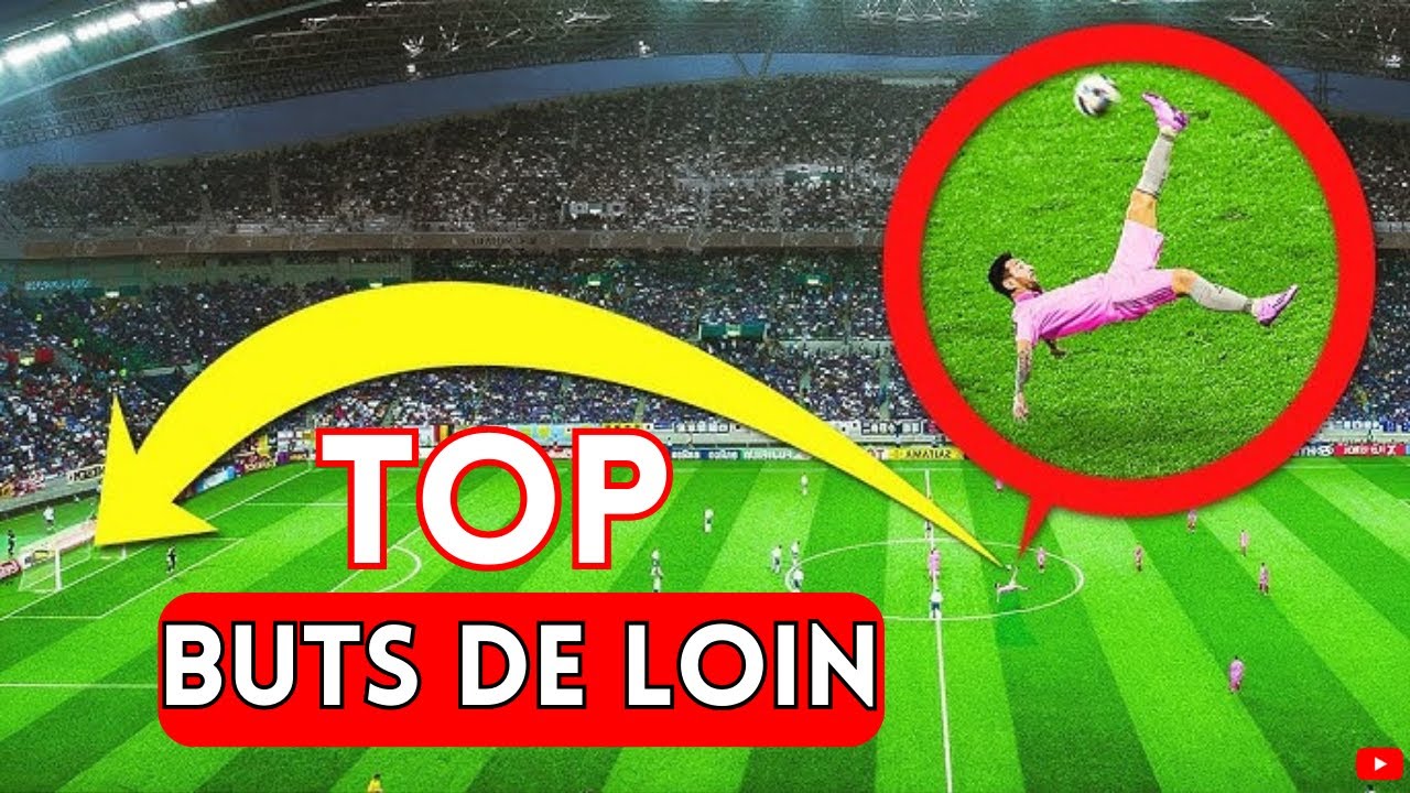 Top buts de loin ⚽ | Les meilleurs buts marqués de très loin (Compilation) #foot #football2025