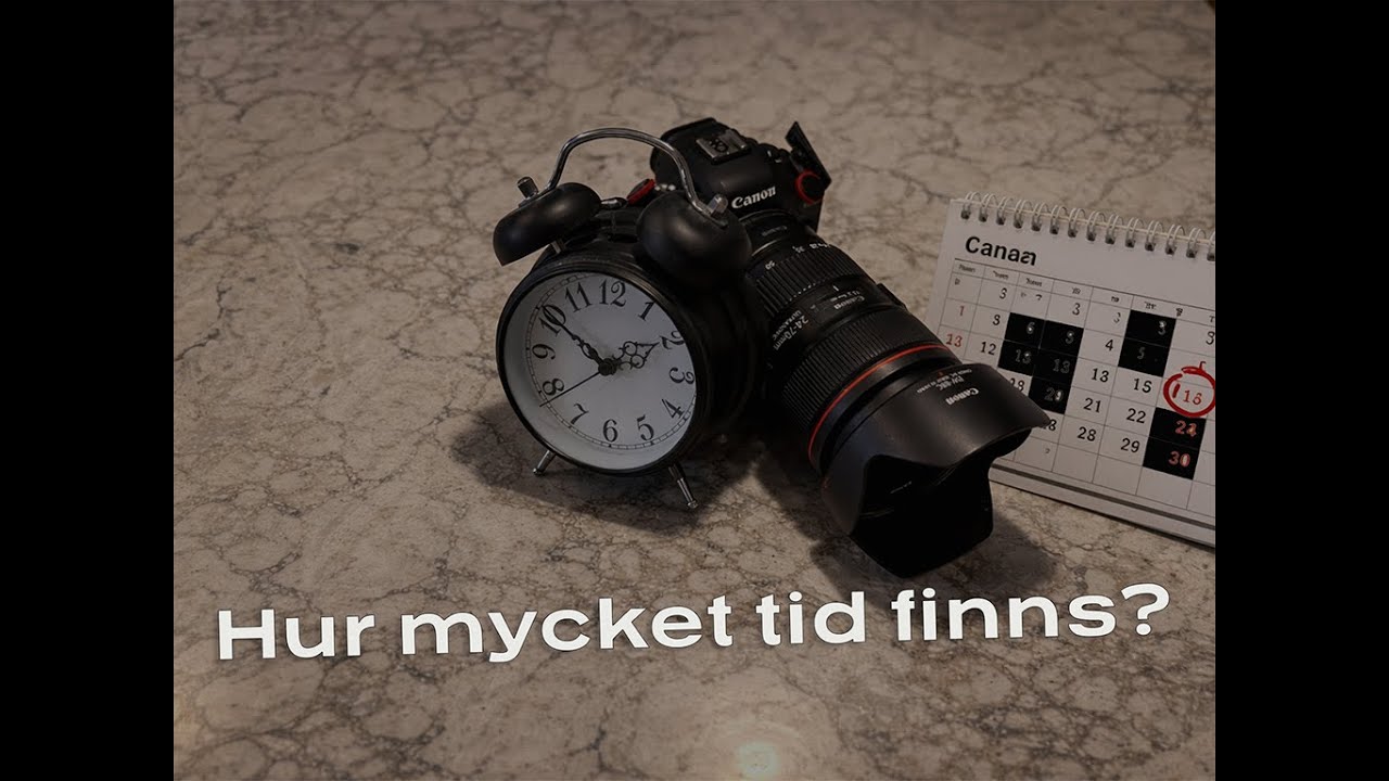 Hur mycket tid kan man lägga på foto som hobby?