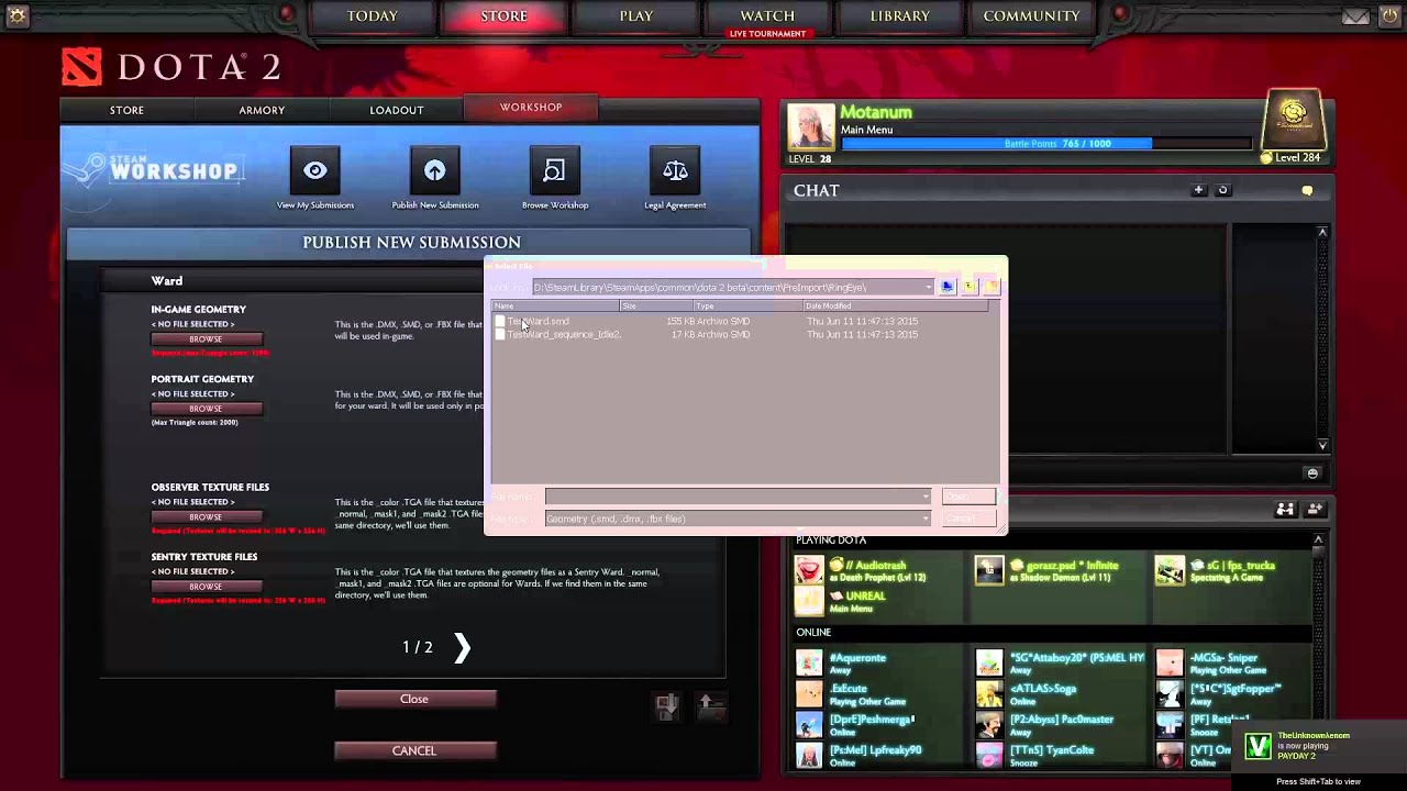 Dota 2 Importer - Wall Worm Models Tools - Tutorial
