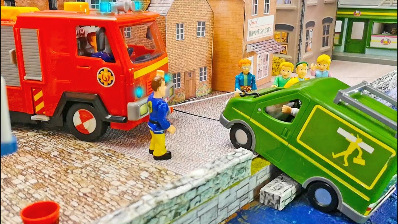 Feuerwehrmann Sam: Einsatz für Feuerwehrauto Jupiter | Unfall im Hafen | Spielzeug Film für Kinder