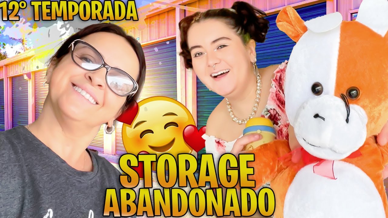MEGA ACHADOS COM MINHA NORA NAS CAIXAS DO STORAGE - TROLAMOS A FABI COM UMA BARATA 🪳😂