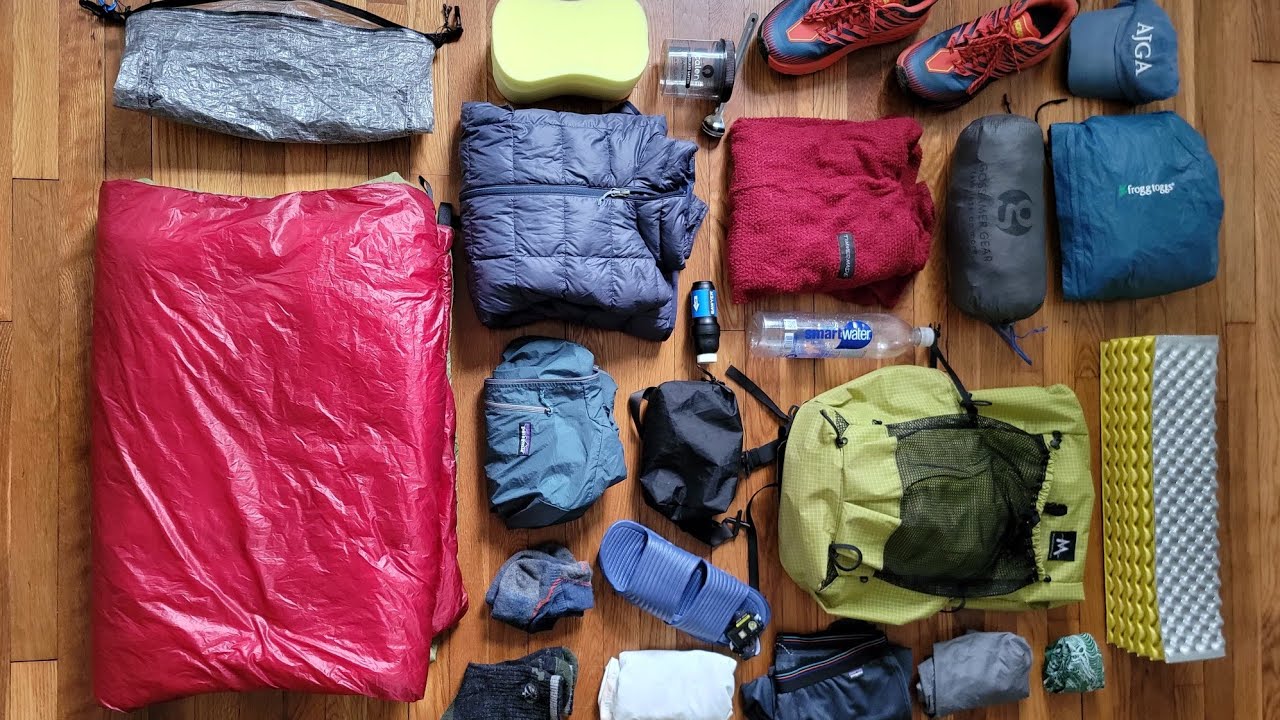 Appalachian Trail Ultralight Gear List - Part 1