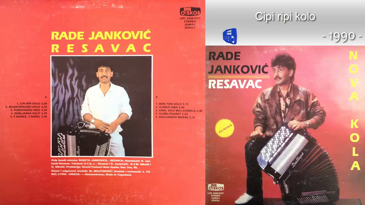 Rade Jankovic Resavac - Cipi ripi kolo - (Audio 1990)