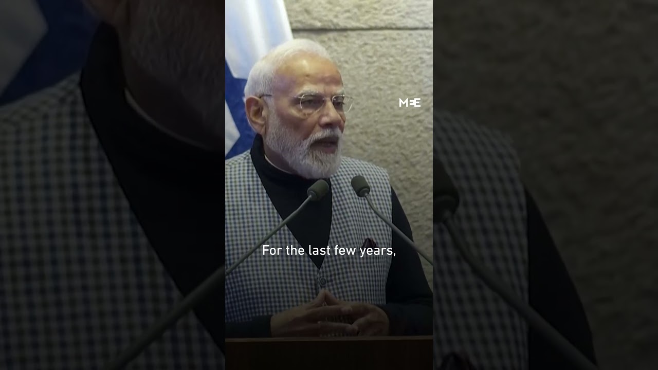 &lsquo;India stands with Israel firmly&rsquo; says Narendra Modi in Jerusalem