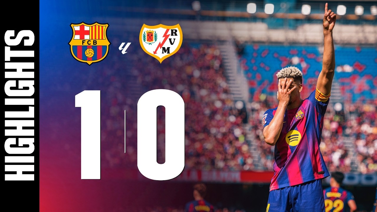 HIGHLIGHTS | FC BARCELONA 1 vs 0 RAYO VALLECANO | LALIGA 🔵🔴