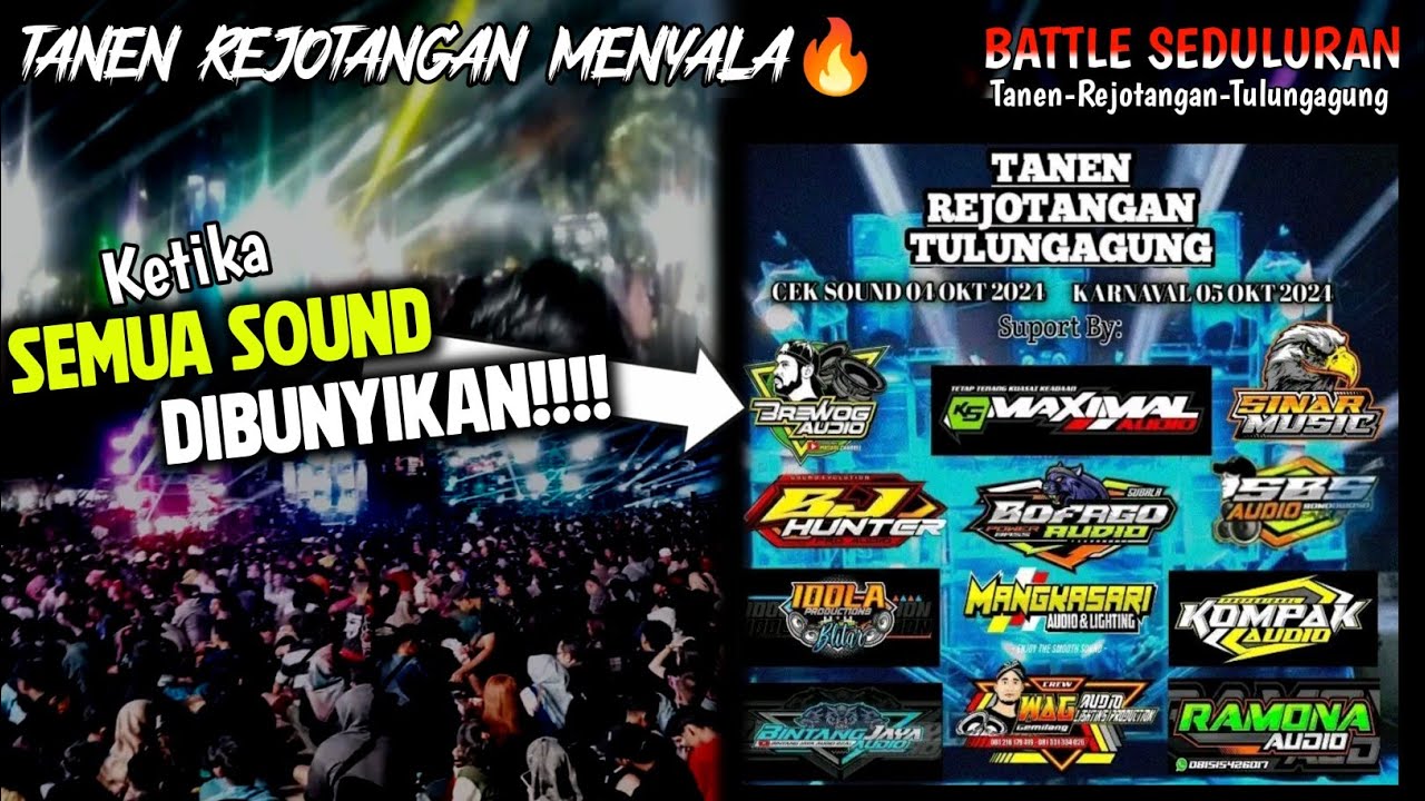 Ketika Semua Sound Dibunyikan🔥 Perform All Peserta Cek Sound Battle Tanen Rejotangan Tulungagung!