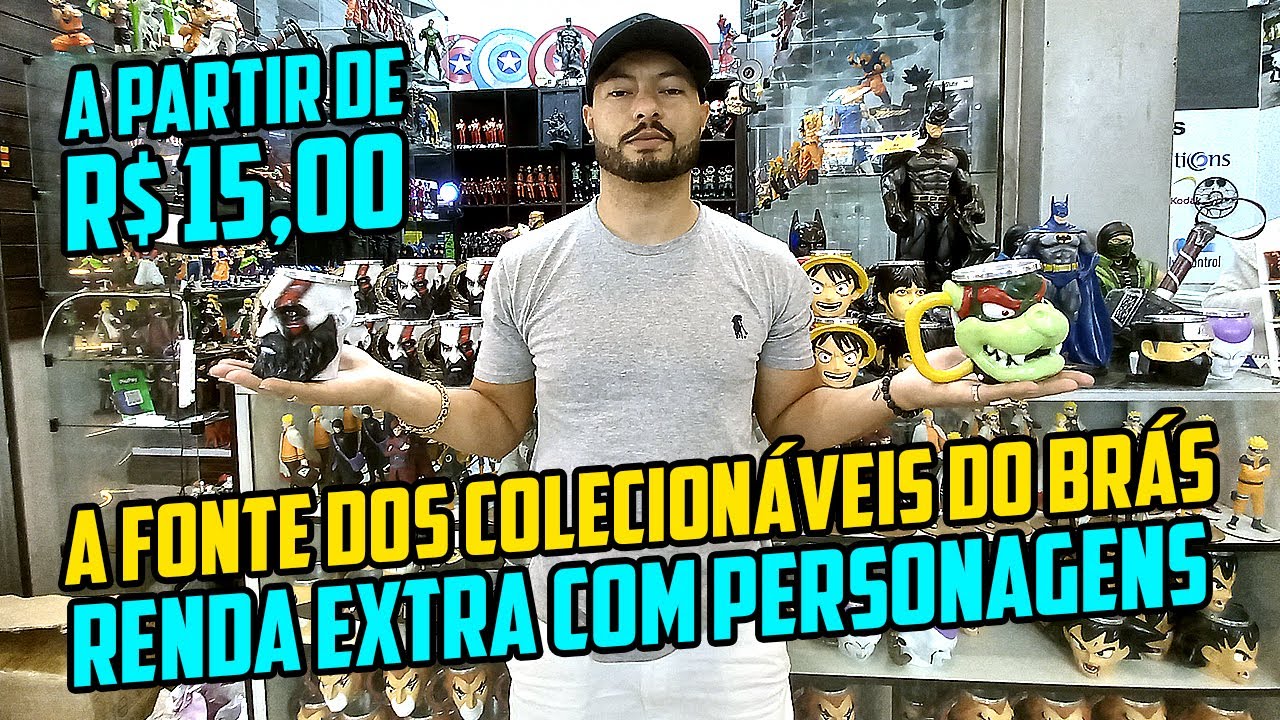 FIGURAS COLECIONÁVEIS A PARTIR DE R$15 - A DECORAÇÃO PERFEITA PARA GEEKS E NERDS!