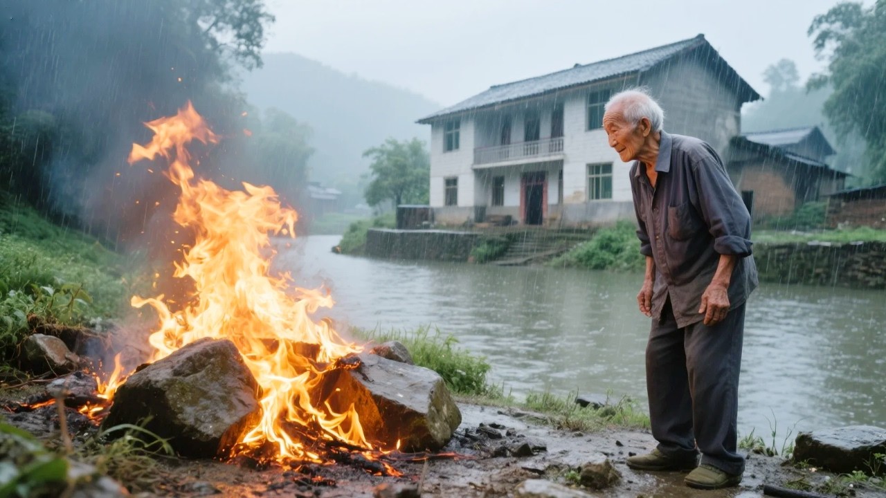 76岁老人意外点燃村中地火，至今11年从未熄灭，地下到底有何秘密？【乡村阿泰】