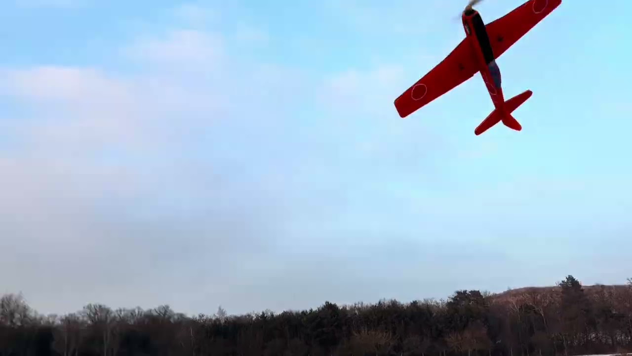 ESA Ki-94 inverted flying practice 