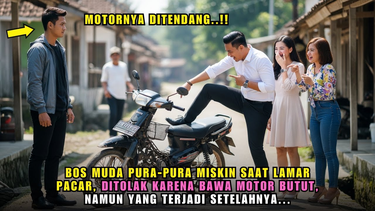 BOS MUDA PURA PURA MISKIN SAAT MELAMAR, MOTOR BUTUTNYA DITENDANG DAN DIA DITERTAWAKAN‼️