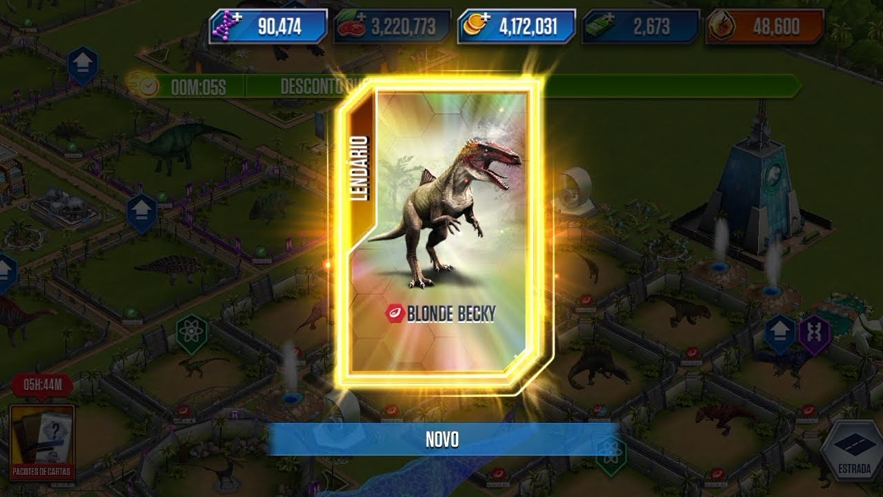 Jurassic World! Perdi uma batalha inesperada.