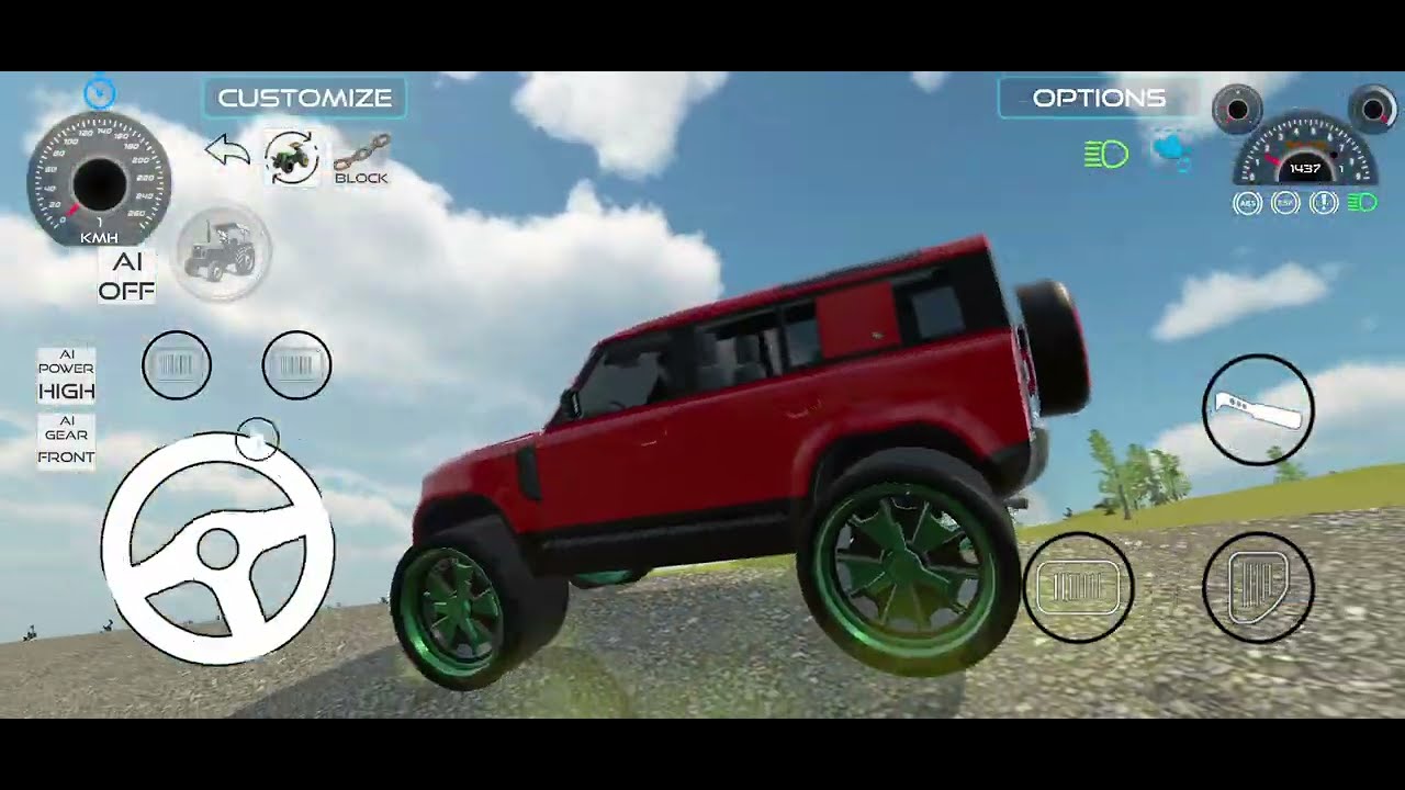 🛻 Defender Gameplay | Indian Vehicle Simulator 3D | Luxury Off-Road Beast! 🔥