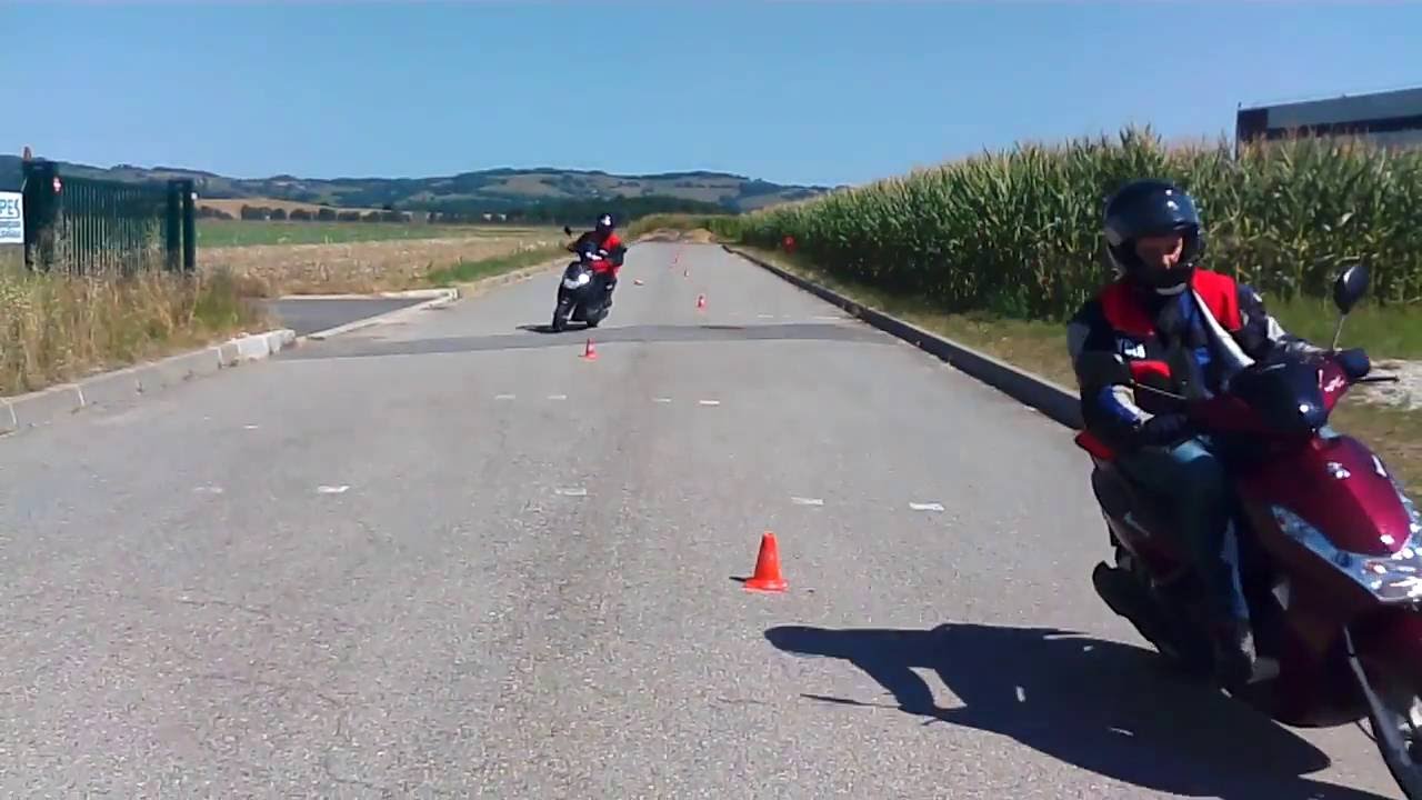 Incliner en scooter le 16/08/2016