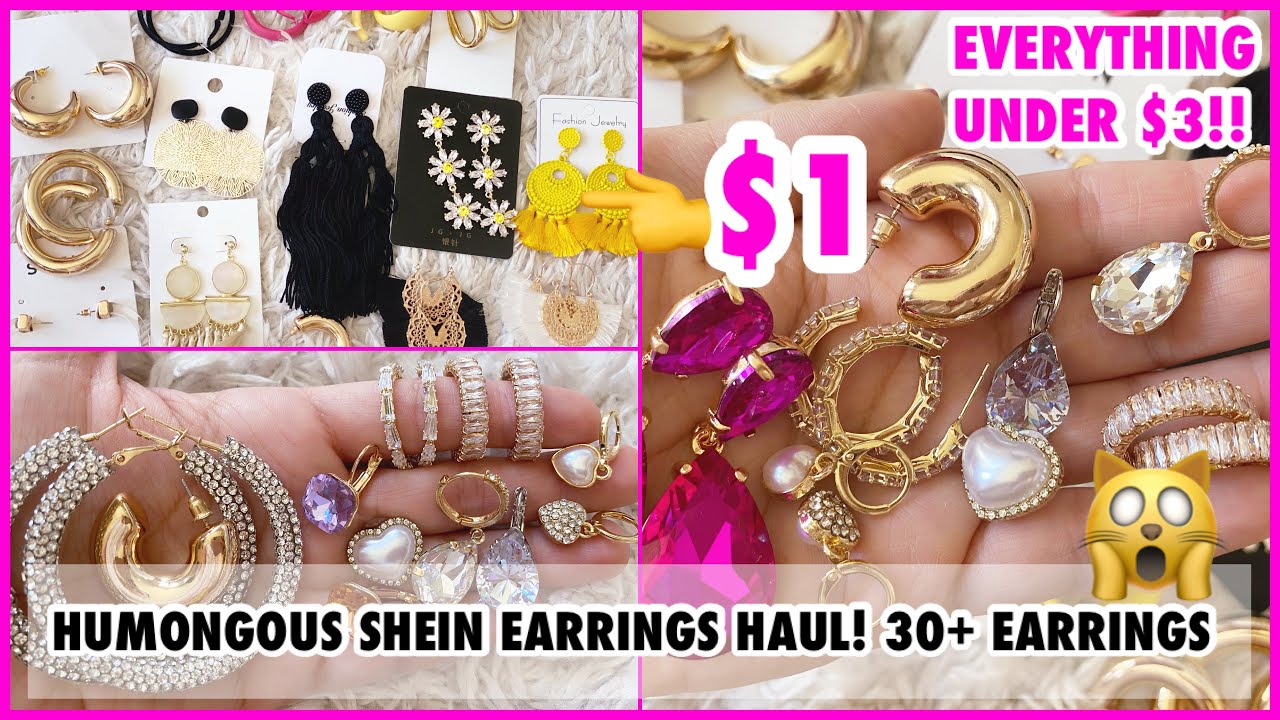 ОГРОМНАЯ ПОДБОРКА СЕРЁЖЕК SHEIN | 30 серёг 🙀🤭😲😍