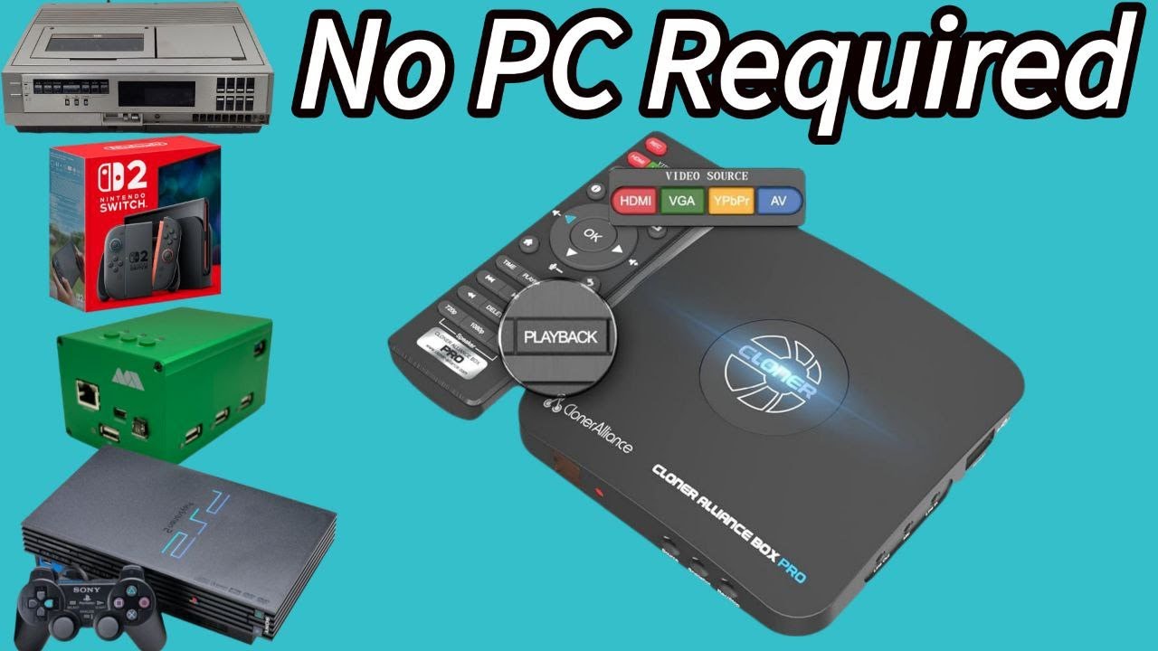 ClonerAlliance Box Pro Review | VHS, PS2, Switch 2 & More