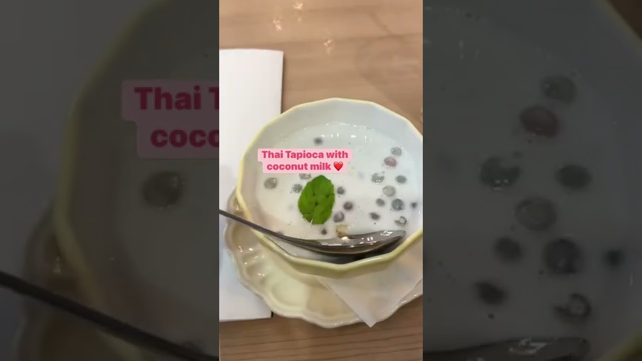 Thai Tapioca dessert  || thai foods