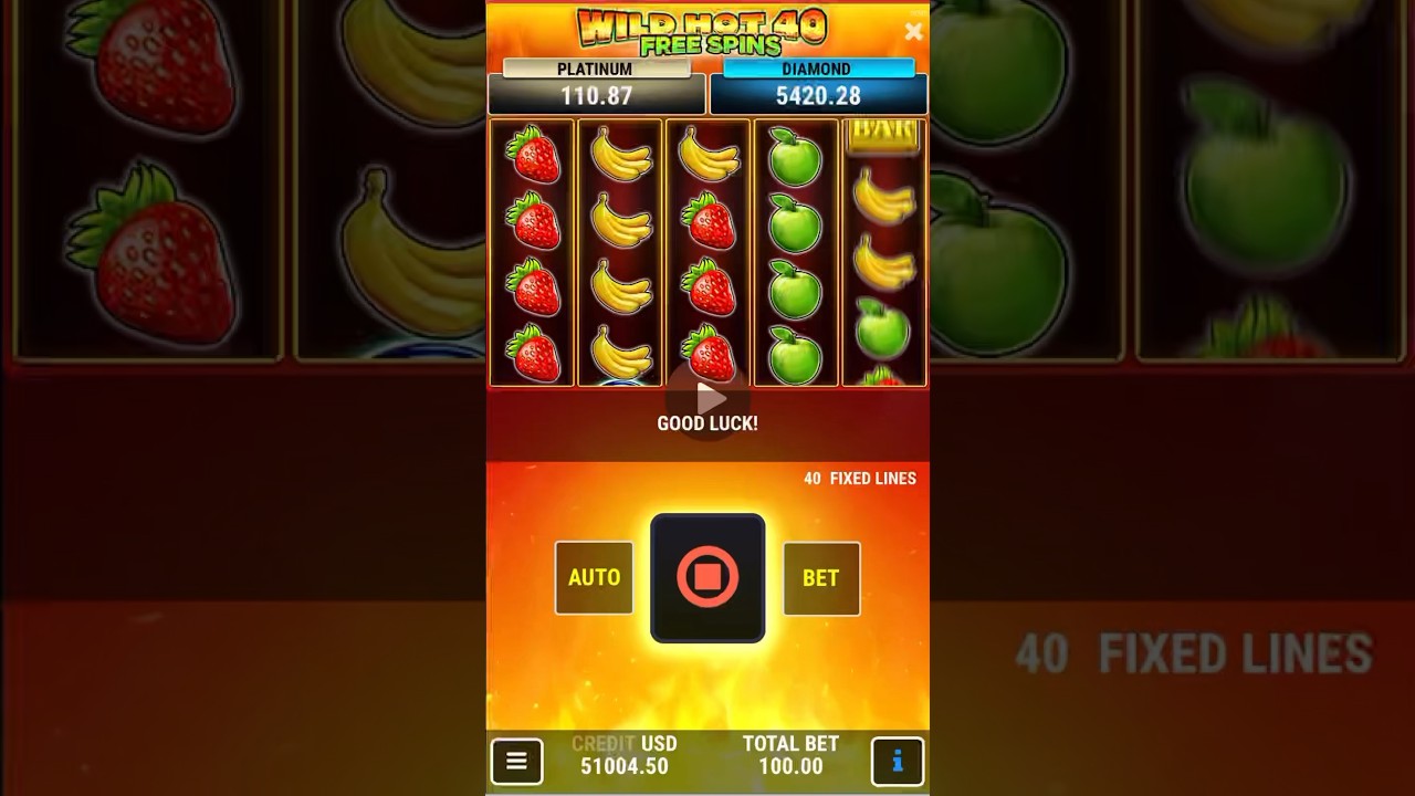 22BET - WILD HOT 40 FREE SPINS x 50 on MAX BET 