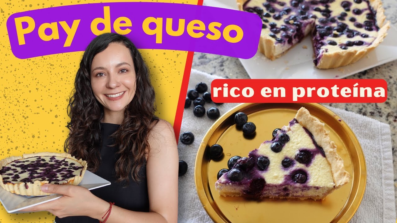 PAY DE QUESO saludable| rico en prote&iacute;na
