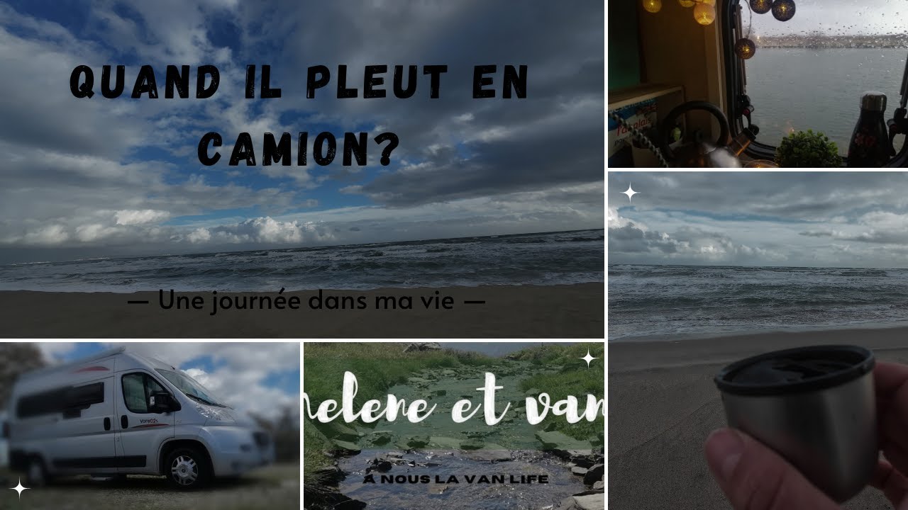 Une journée à la plage en van life.