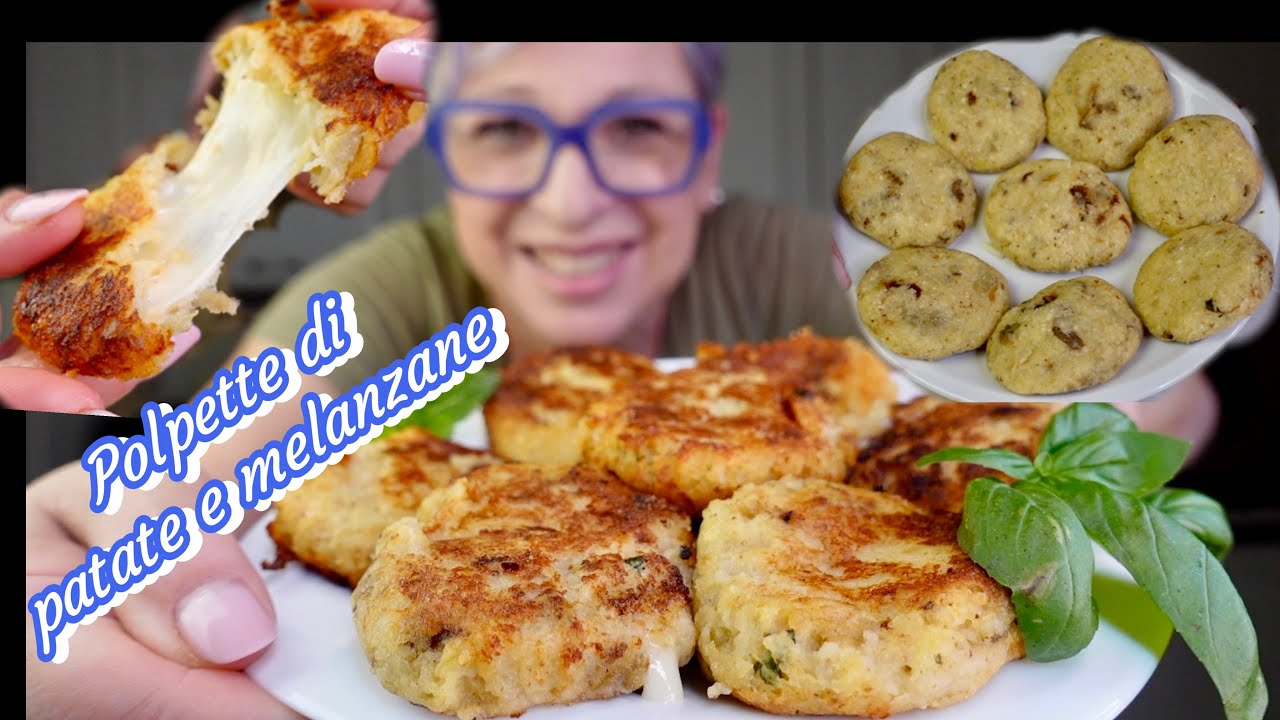 POLPETTE DI PATATE E MELANZANE buonissime e facili da fare